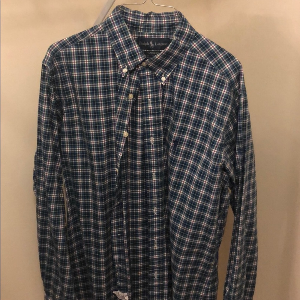 Polo button down shirt